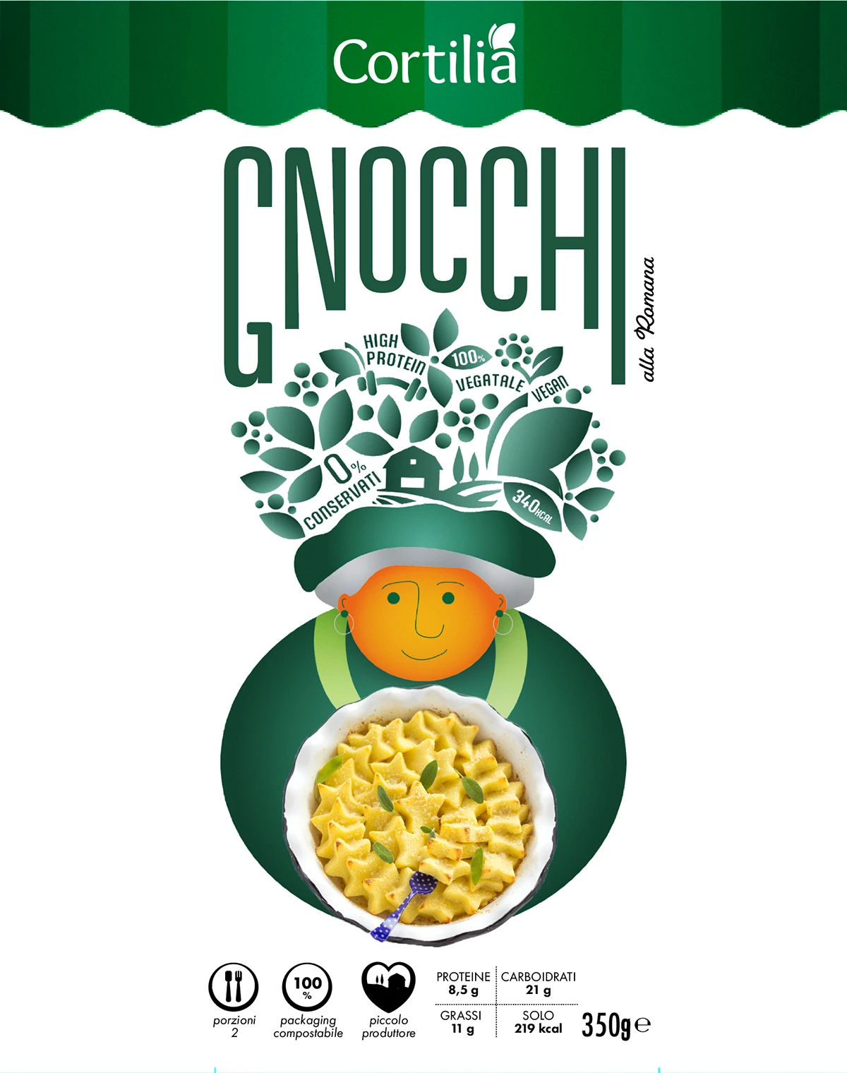 Cortilia Ready Meal Visual Brand Design artwork 1