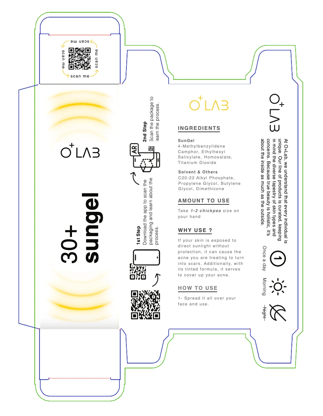 O+ Lab Skincare with AR artwork 9