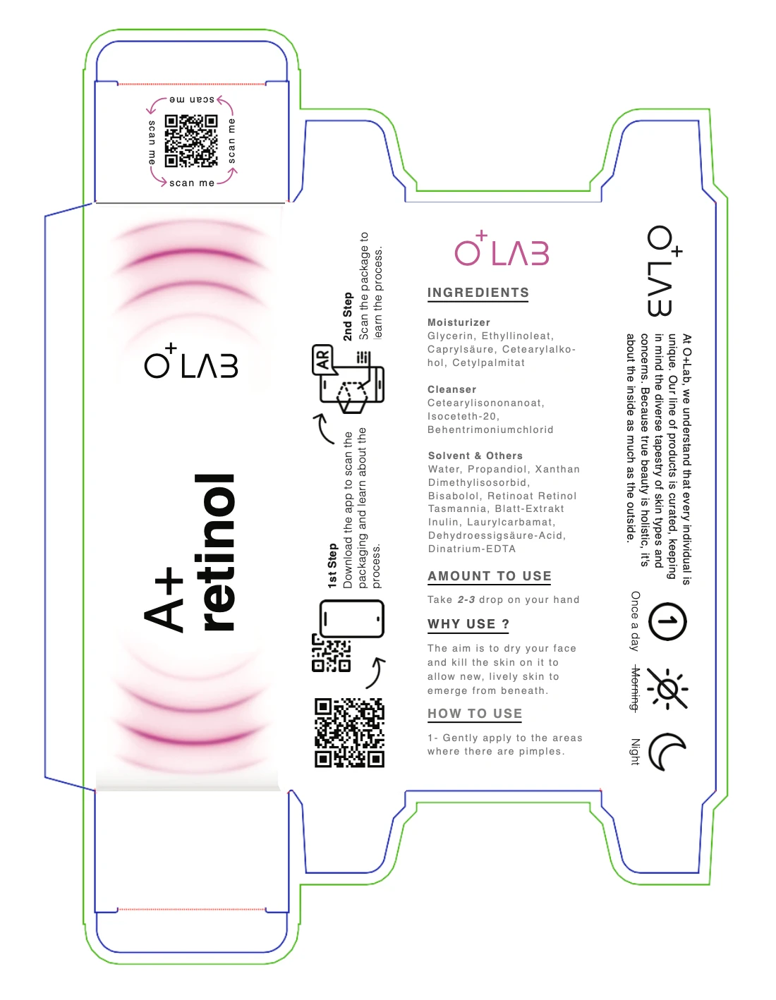 O+ Lab Skincare with AR artwork 8